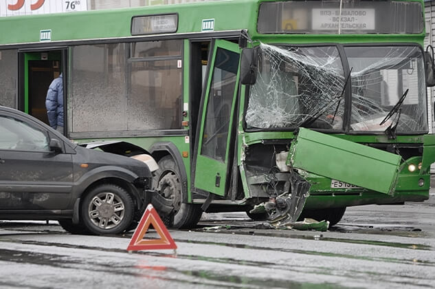 Lesiones por accidentes de autobús